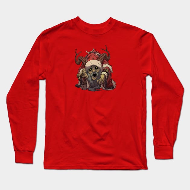 KRAMPUS Long Sleeve T-Shirt by Casey Edwards